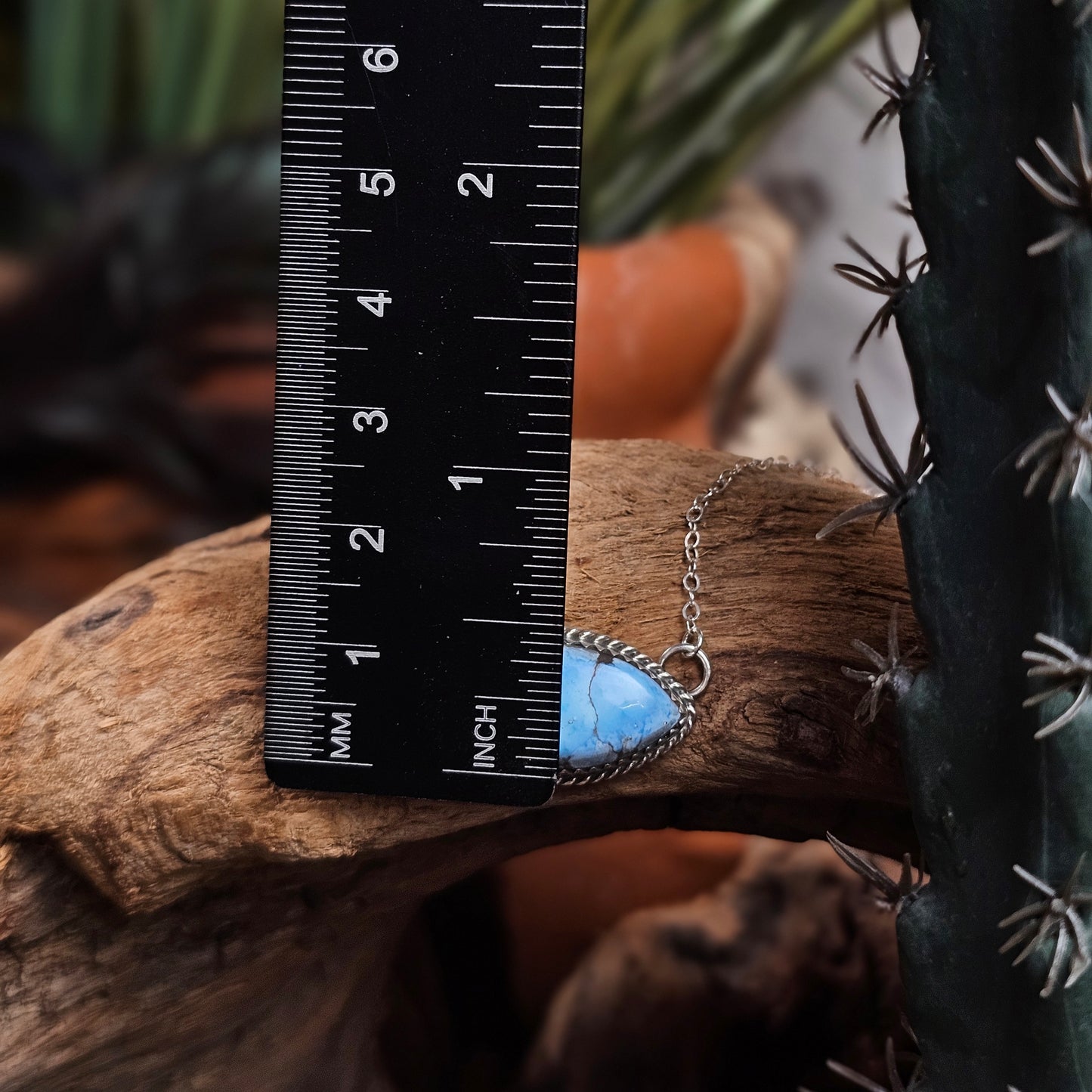 Golden Hills Turquoise Bar Necklace