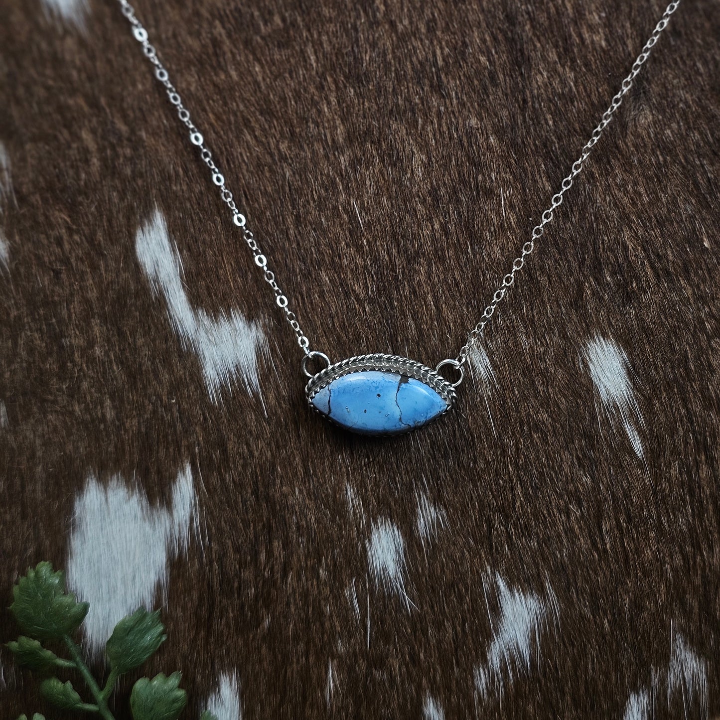 Golden Hills Turquoise Bar Necklace
