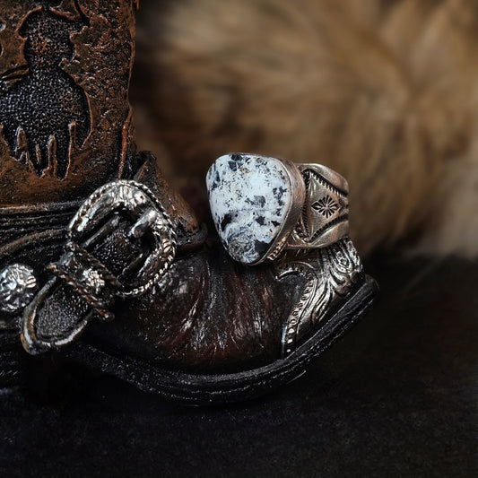 White Buffalo Ring - Size 10