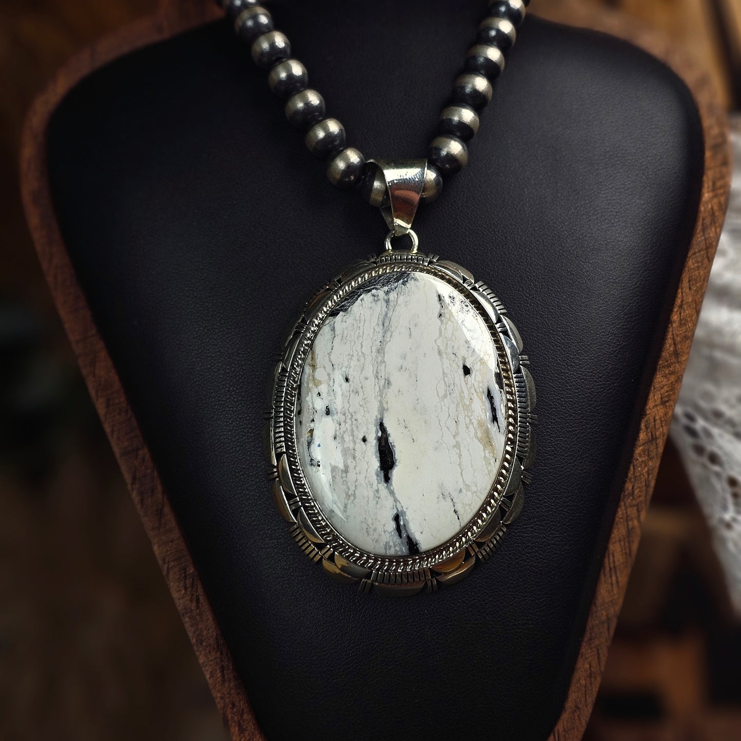 White Buffalo Necklace