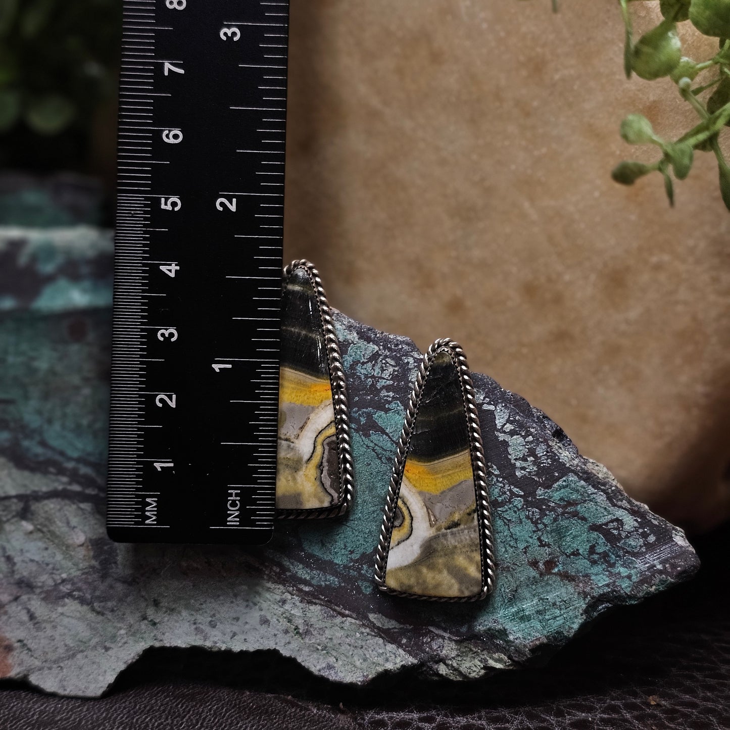 Bumble Bee Jasper Earrings