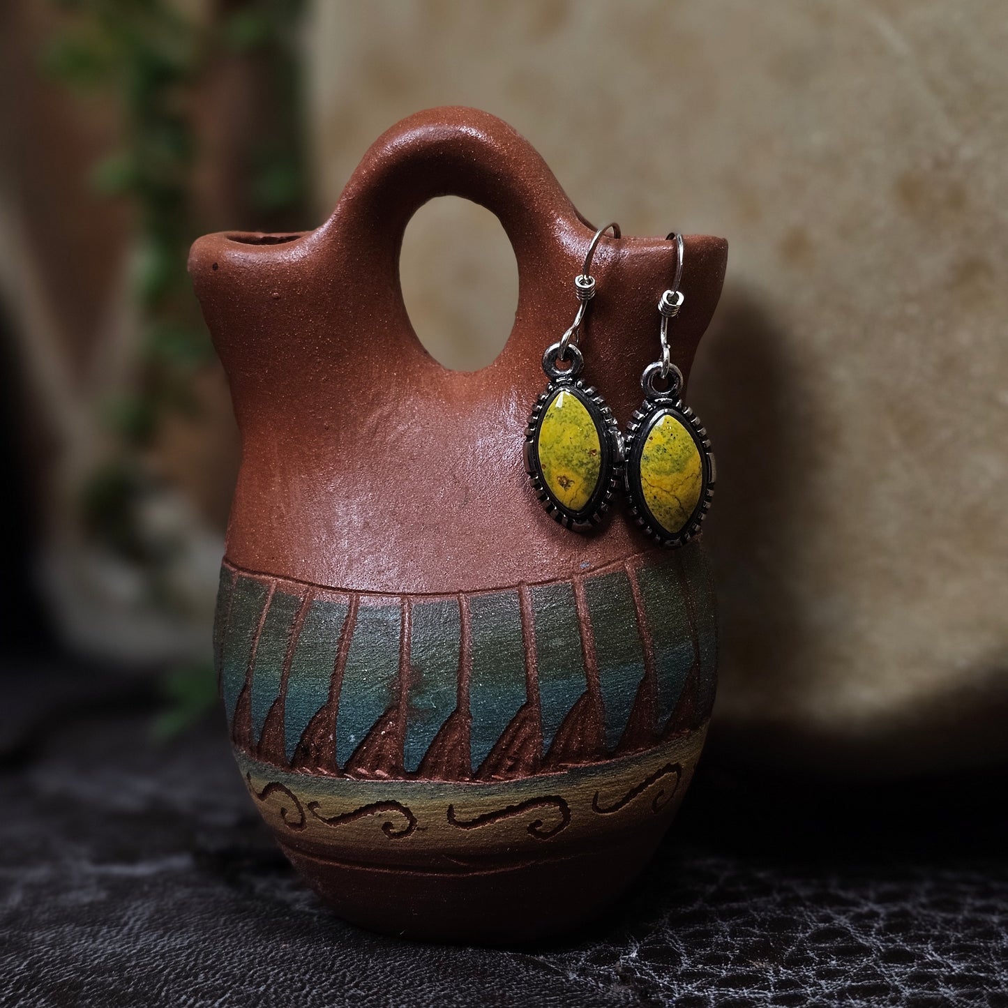 Bumble Bee Jasper Earrings