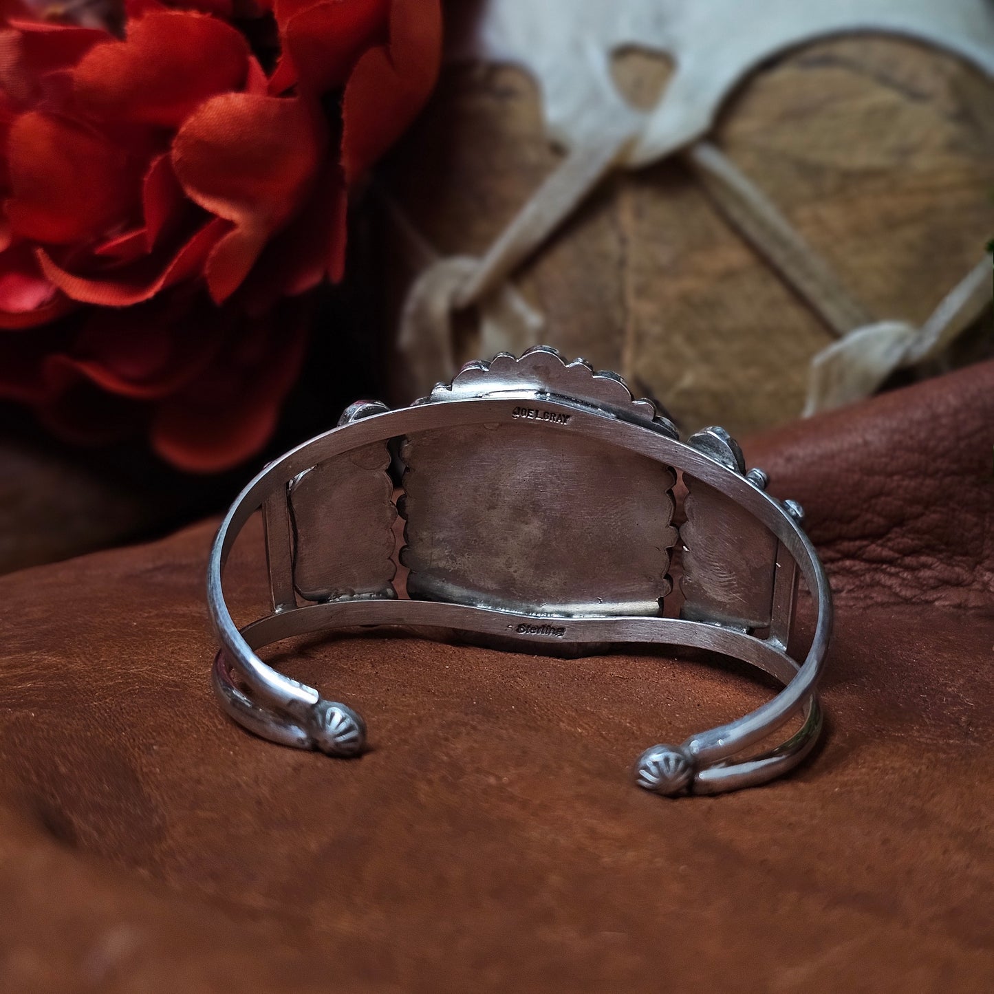 Kingman Turquoise Bracelet w/ Spiny Oyster