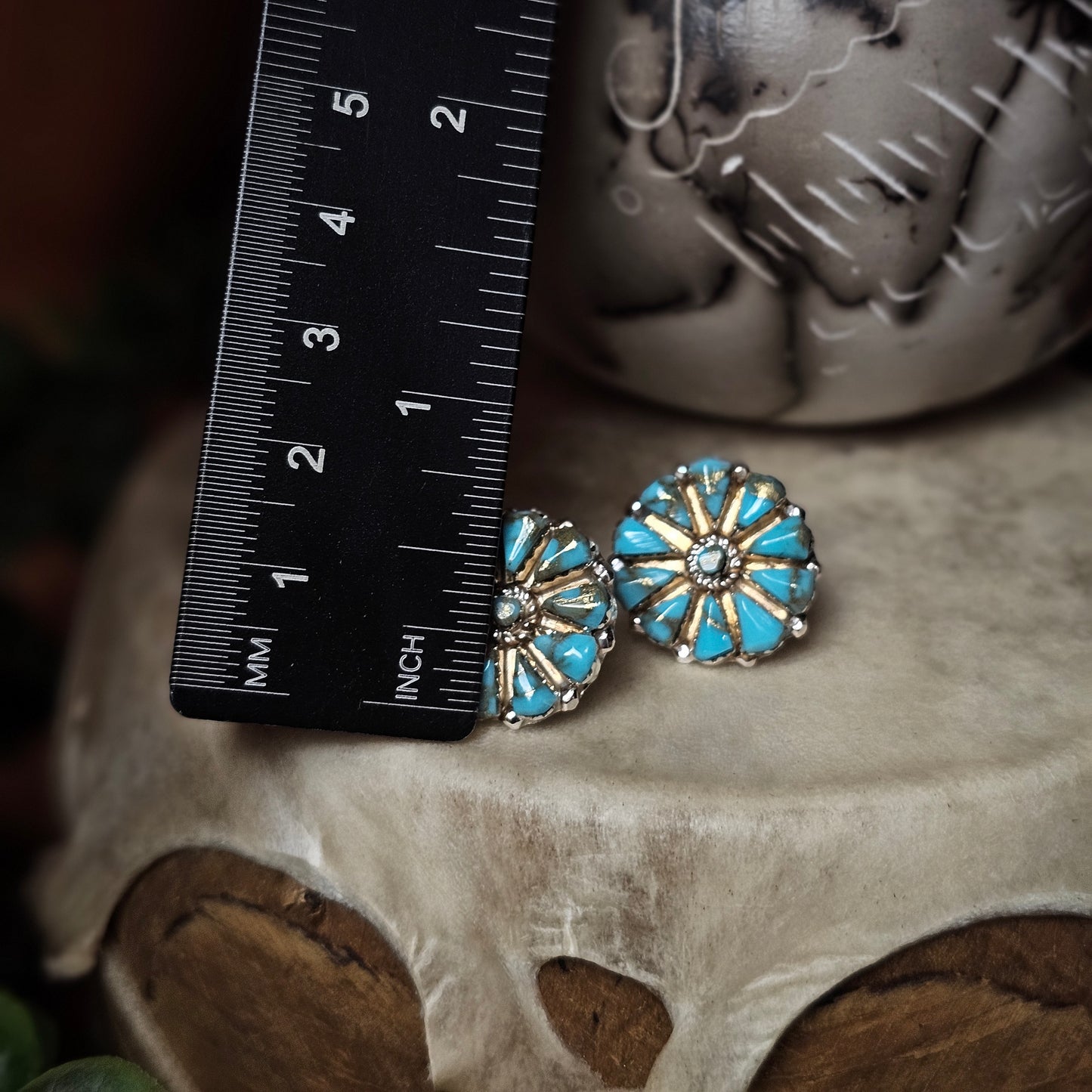 Kingman Turquoise Earrings