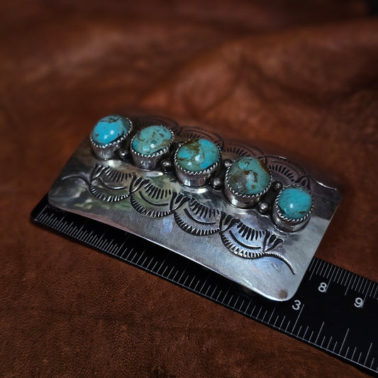 Tyrone Turquoise Belt Buckle