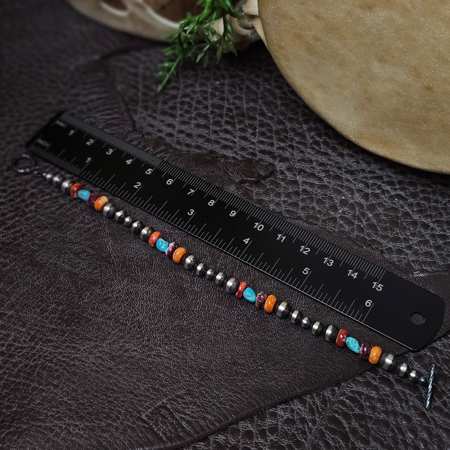 Navajo Pearl Bracelet w/ Kingman Turquoise and Spiny Oyster - Various Styles