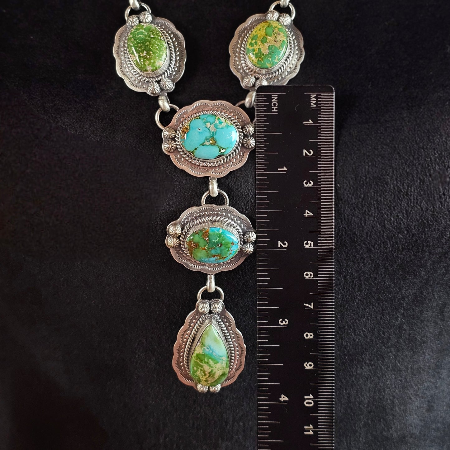 Sierra Nevada Turquoise Necklace w/ Sonoran Turquoise