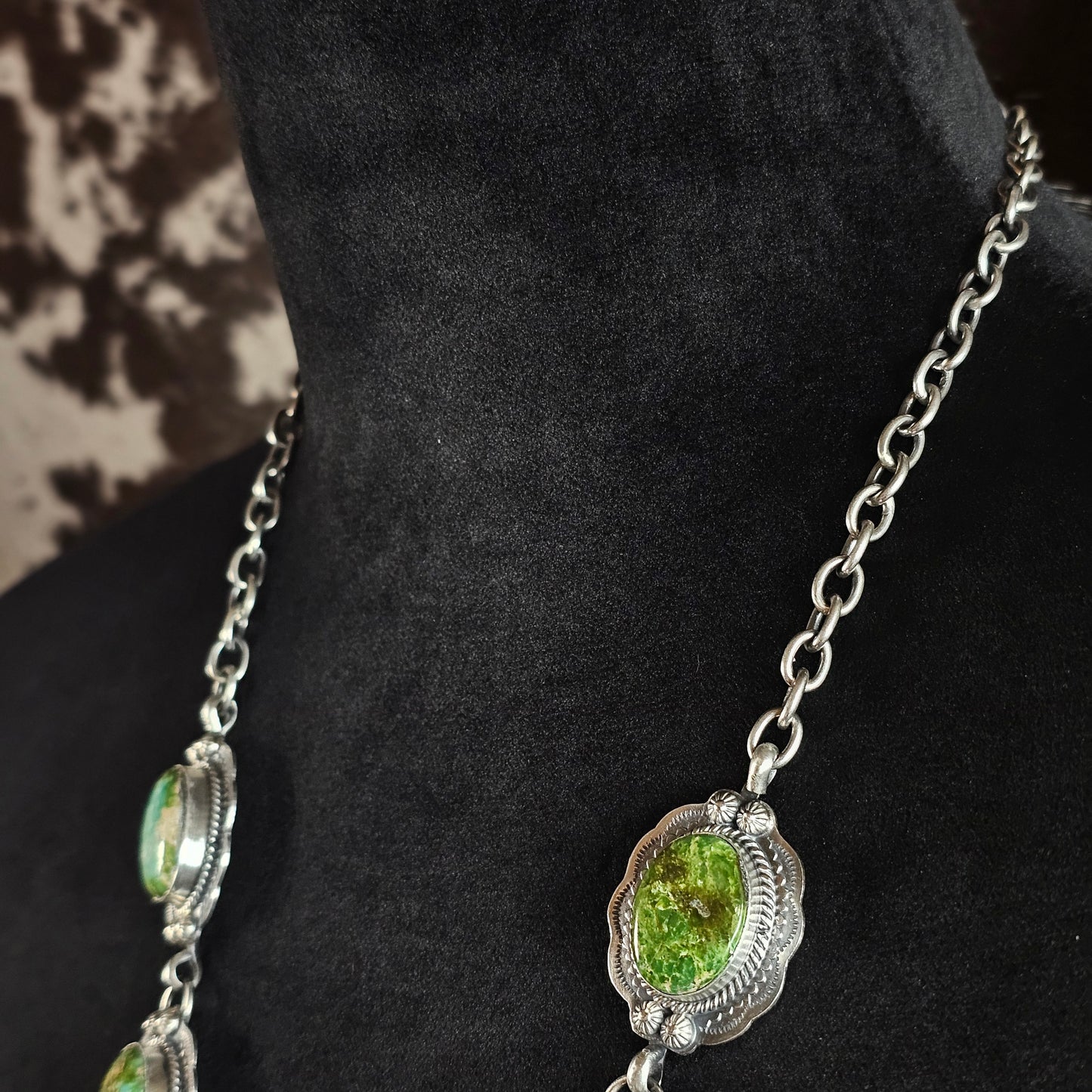 Sierra Nevada Turquoise Necklace w/ Sonoran Turquoise