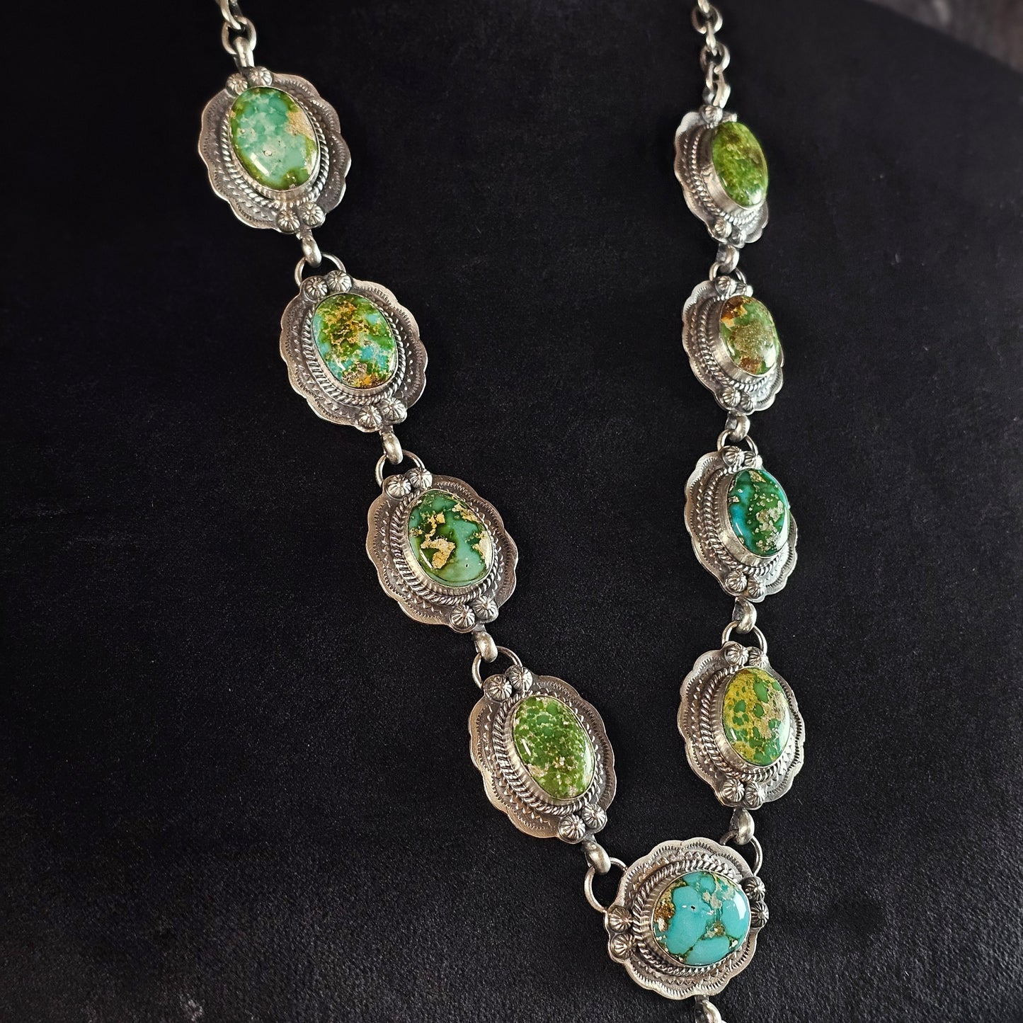 Sierra Nevada Turquoise Necklace w/ Sonoran Turquoise