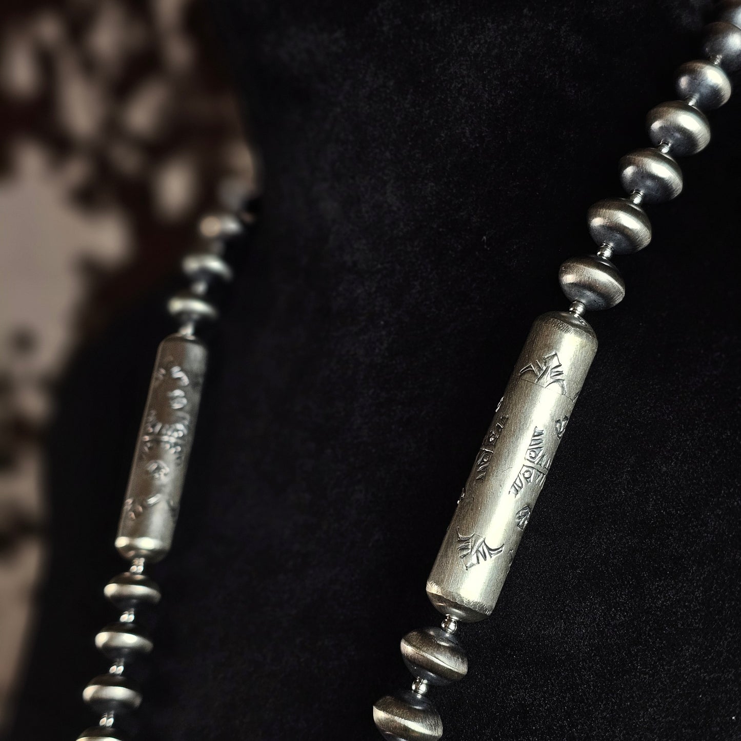 Navajo Pearl Set w/ Handmade Bench Beads