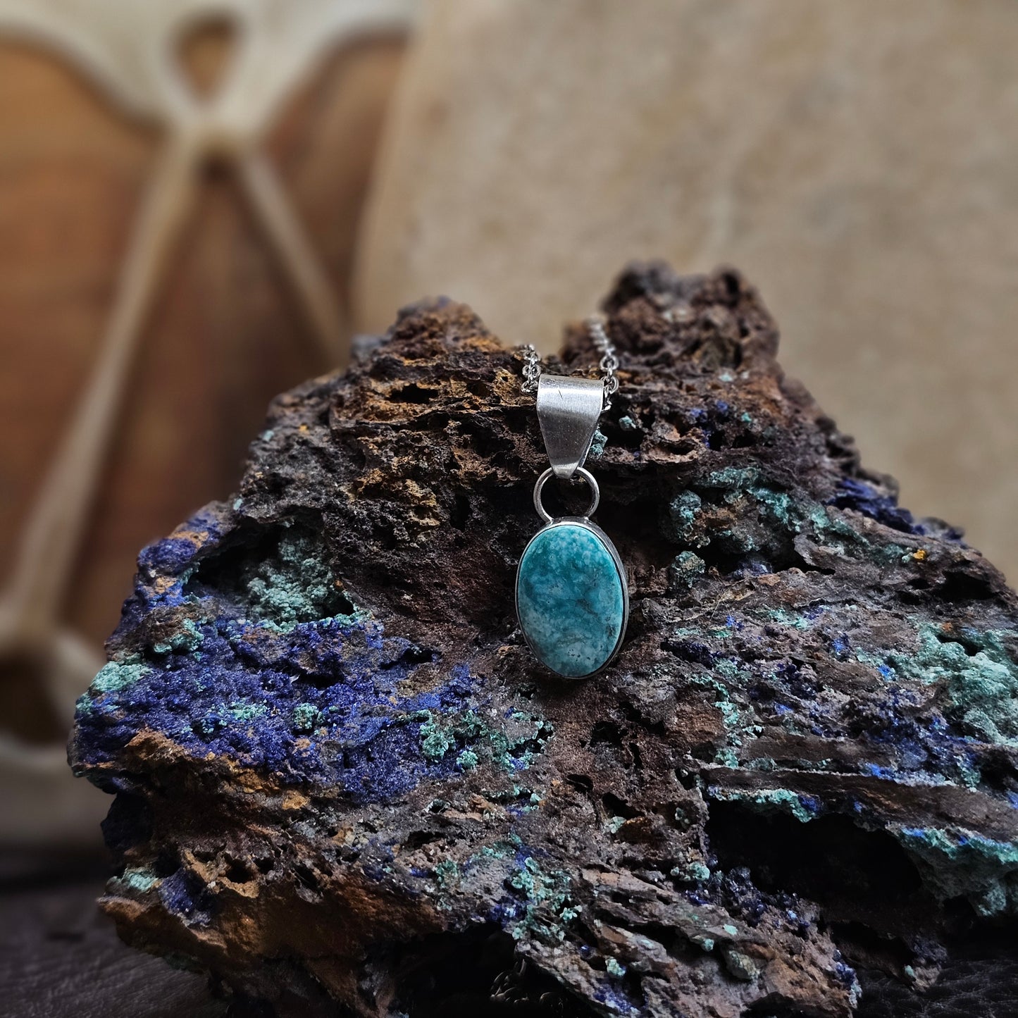 White Water Turquoise Necklace