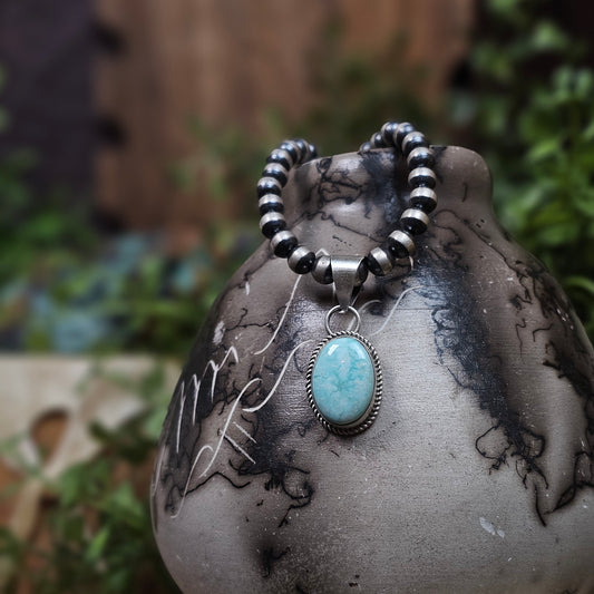 White Water Turquoise Necklace