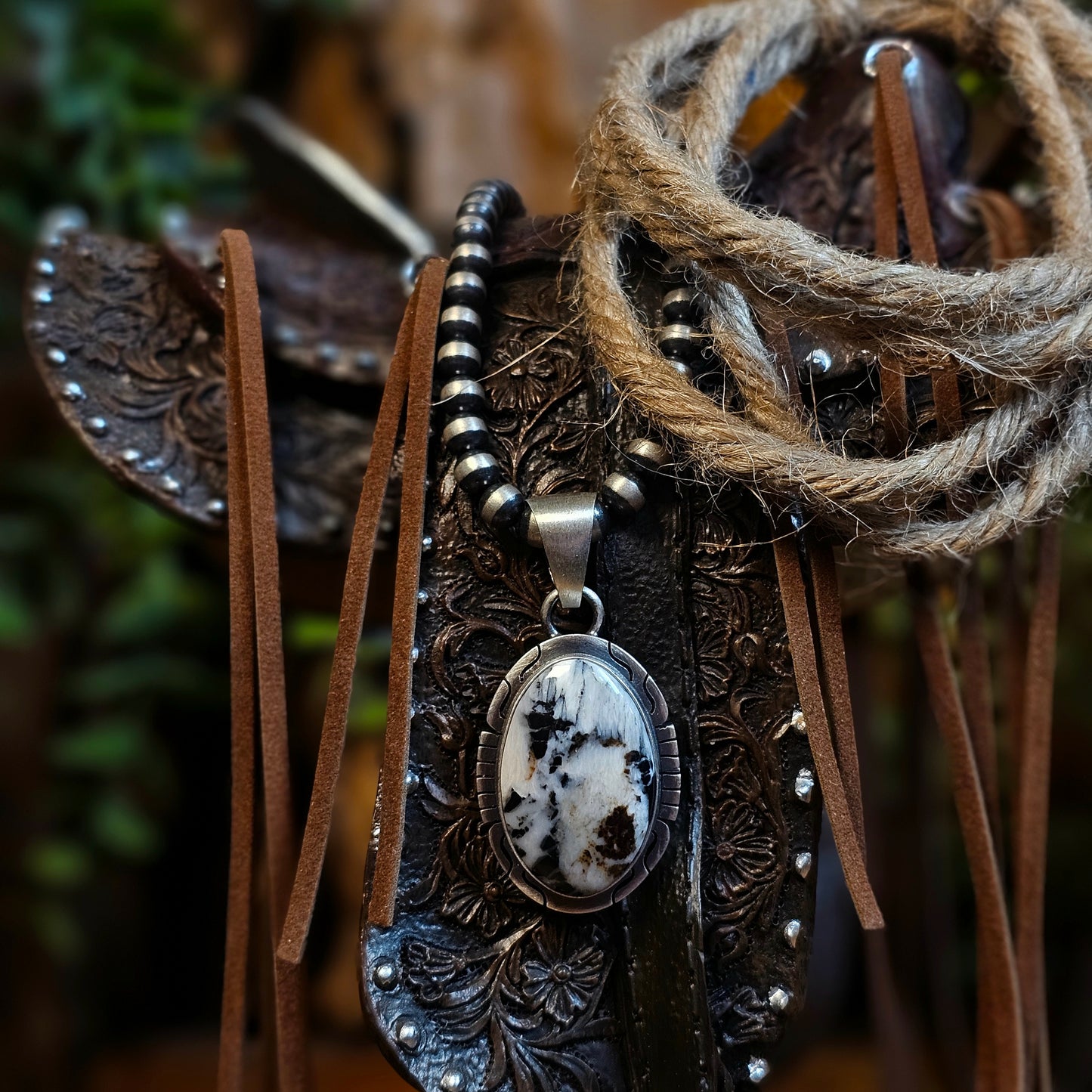 White Buffalo Necklace