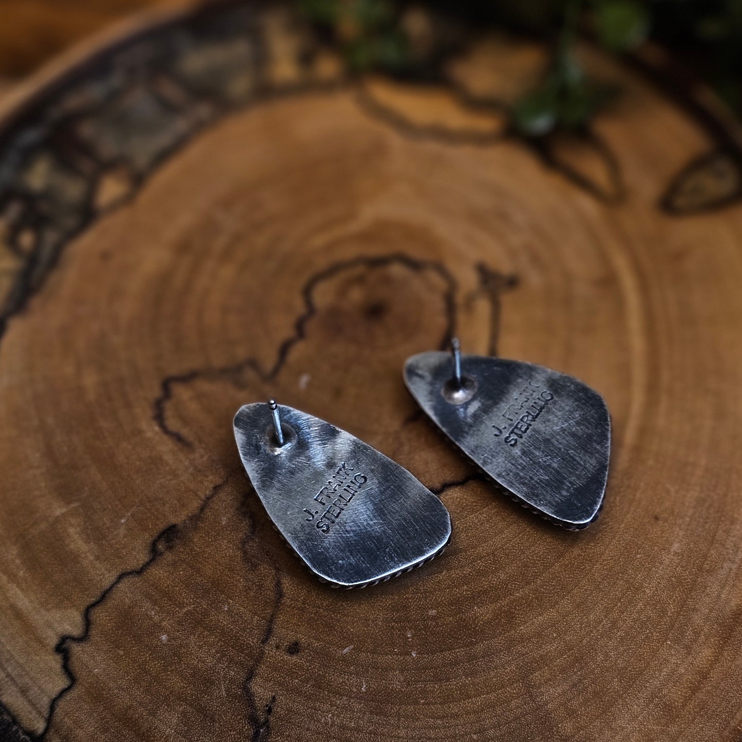 White Buffalo Earrings