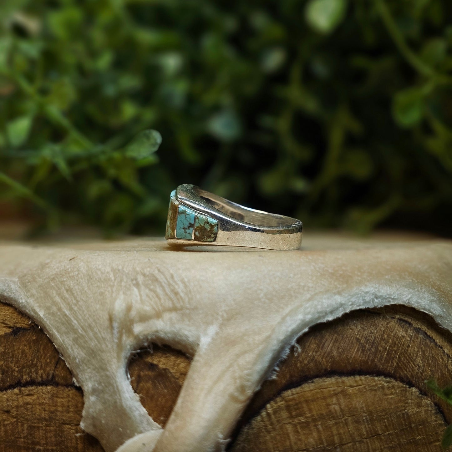 Number 8 Turquoise Ring - Size 10