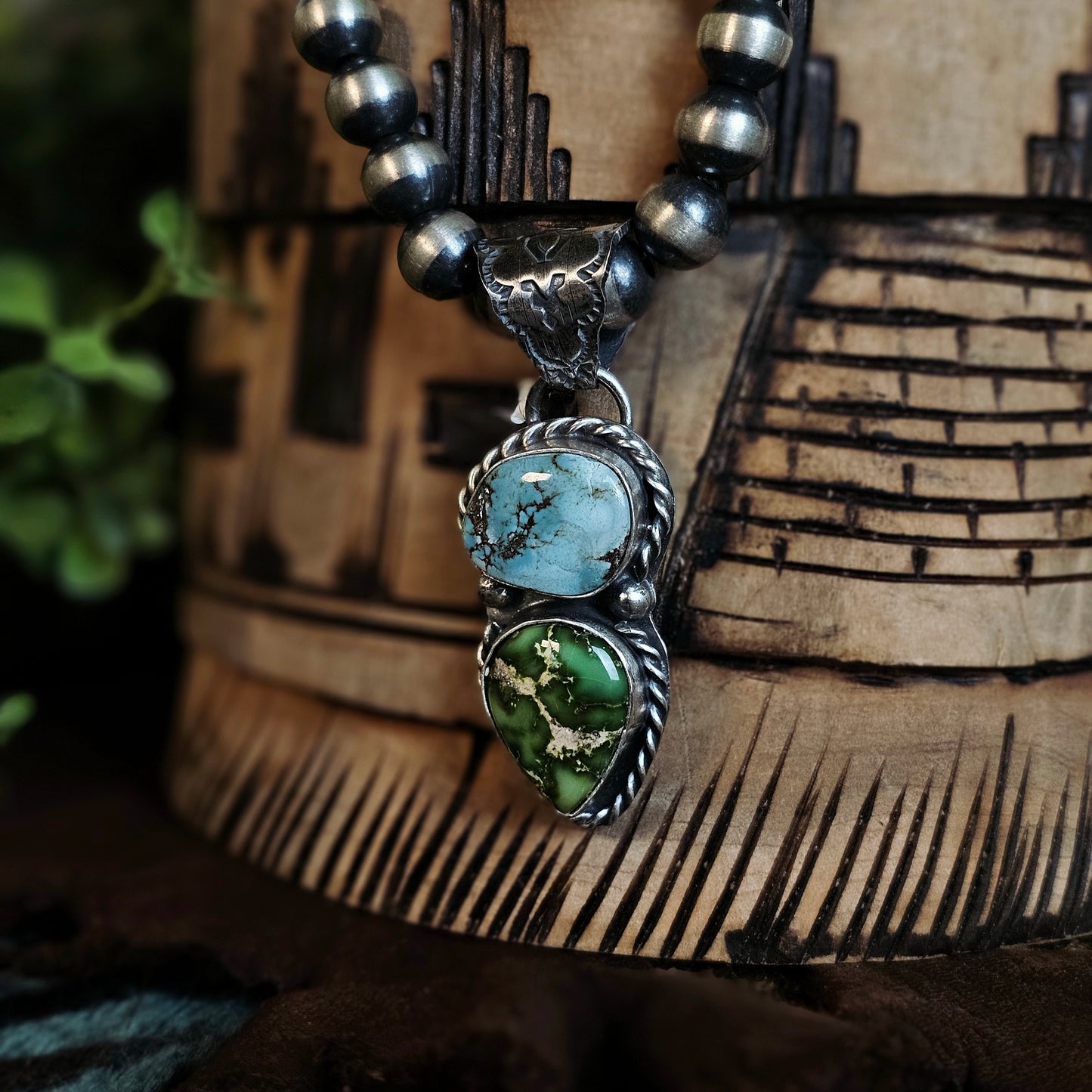 Sonoran Turquoise Necklace w/ Golden Hills Turquoise