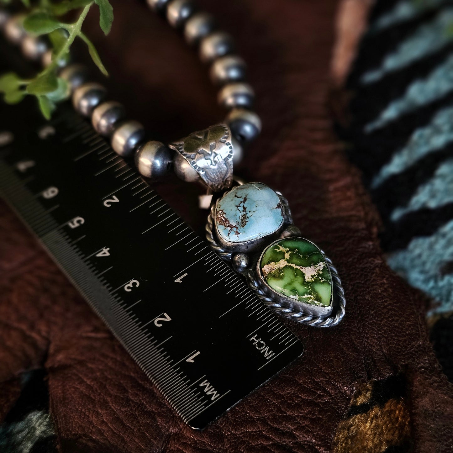 Sonoran Turquoise Necklace w/ Golden Hills Turquoise