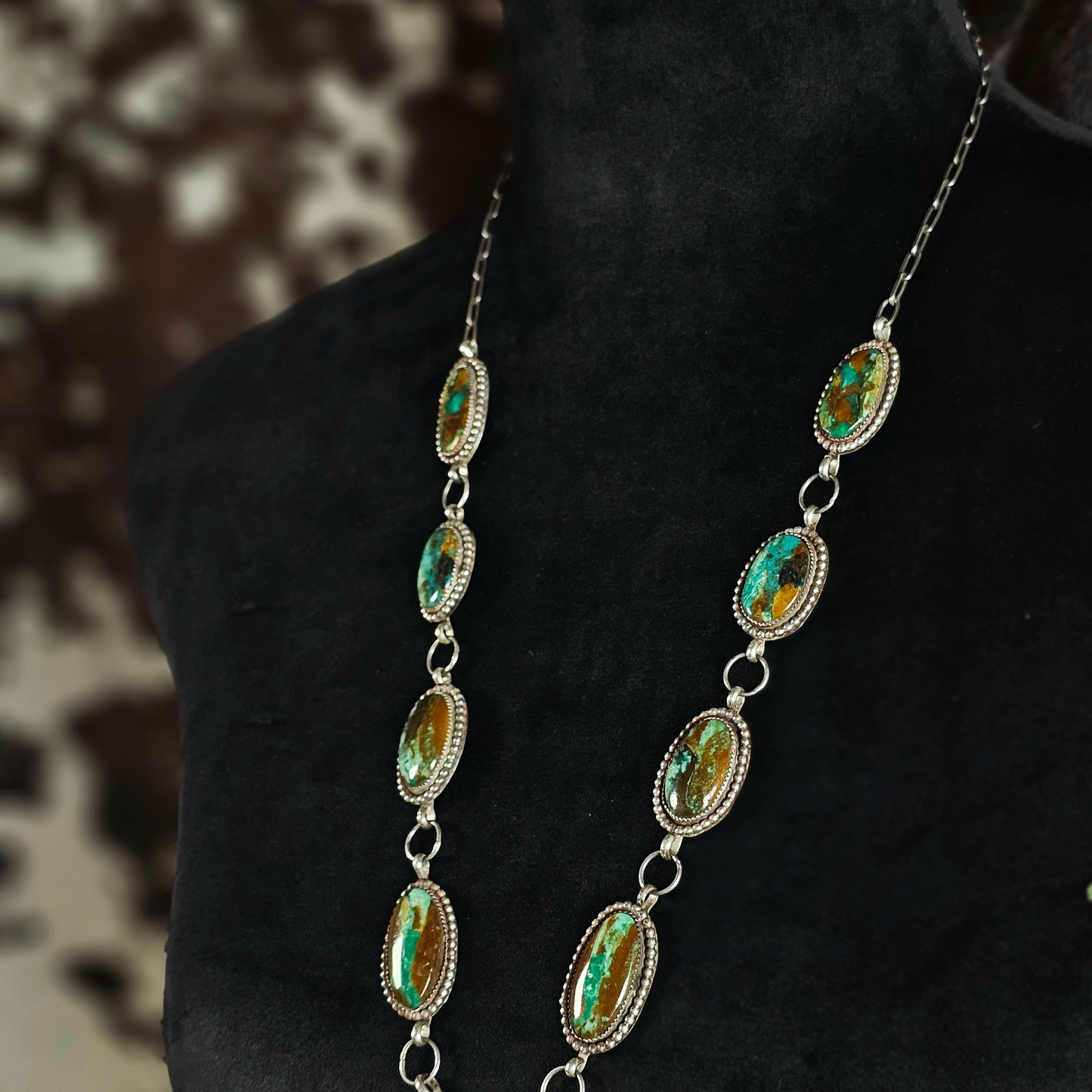 Dakota Sky Stone Exclusive Necklace w/ Mantis Turquoise