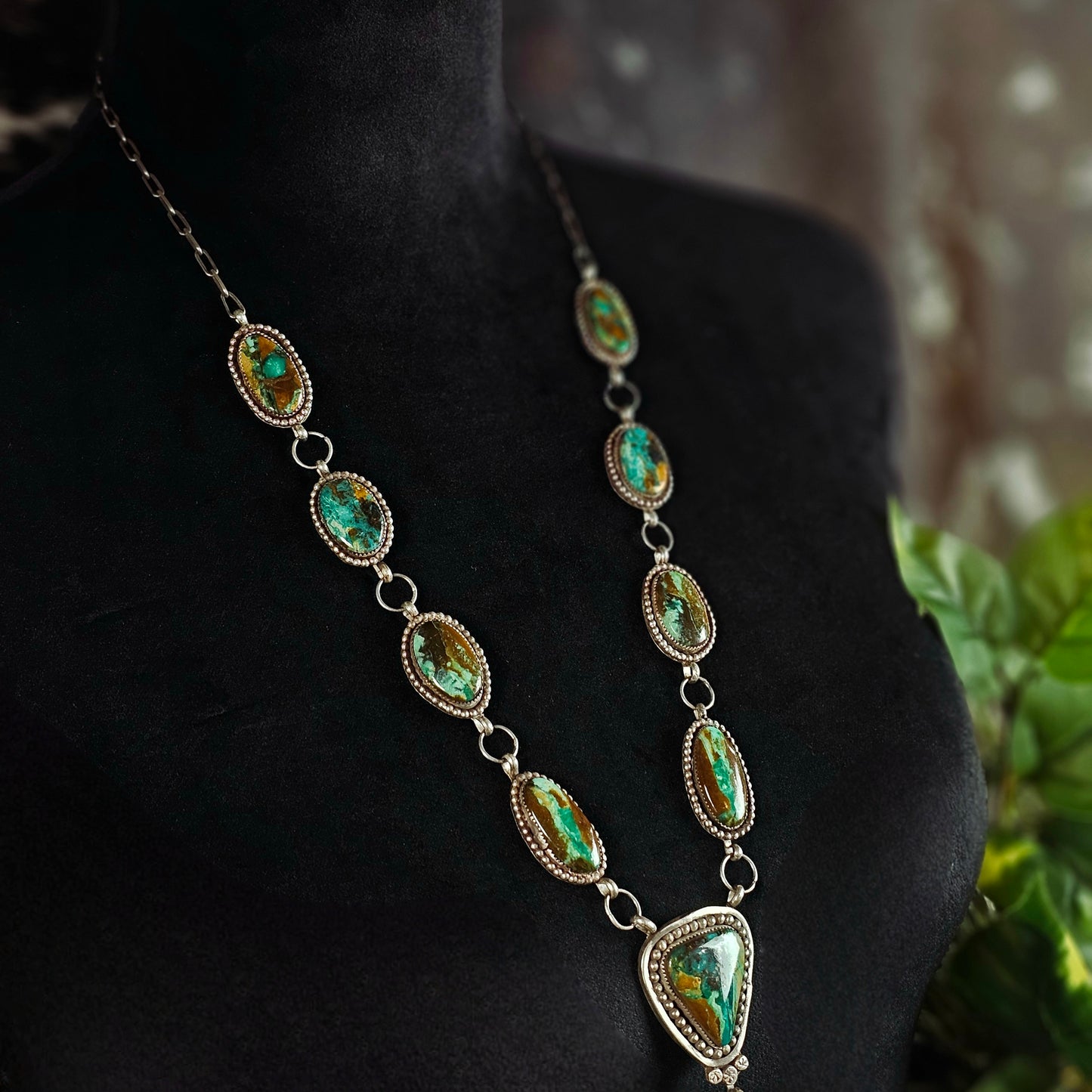 Dakota Sky Stone Exclusive Necklace w/ Mantis Turquoise
