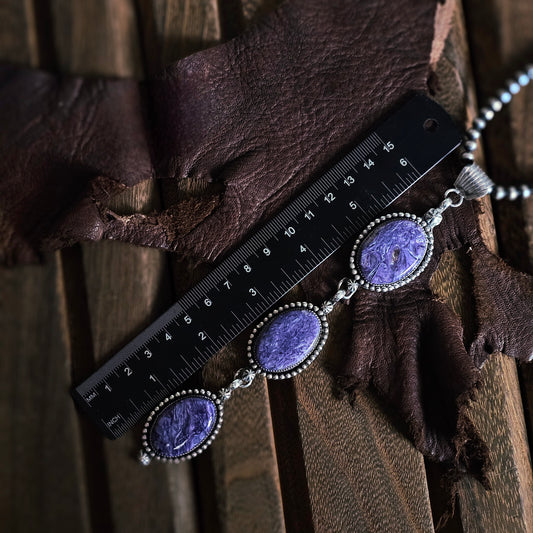 Dakota Sky Stone Exclusive Necklace w/ Charoite
