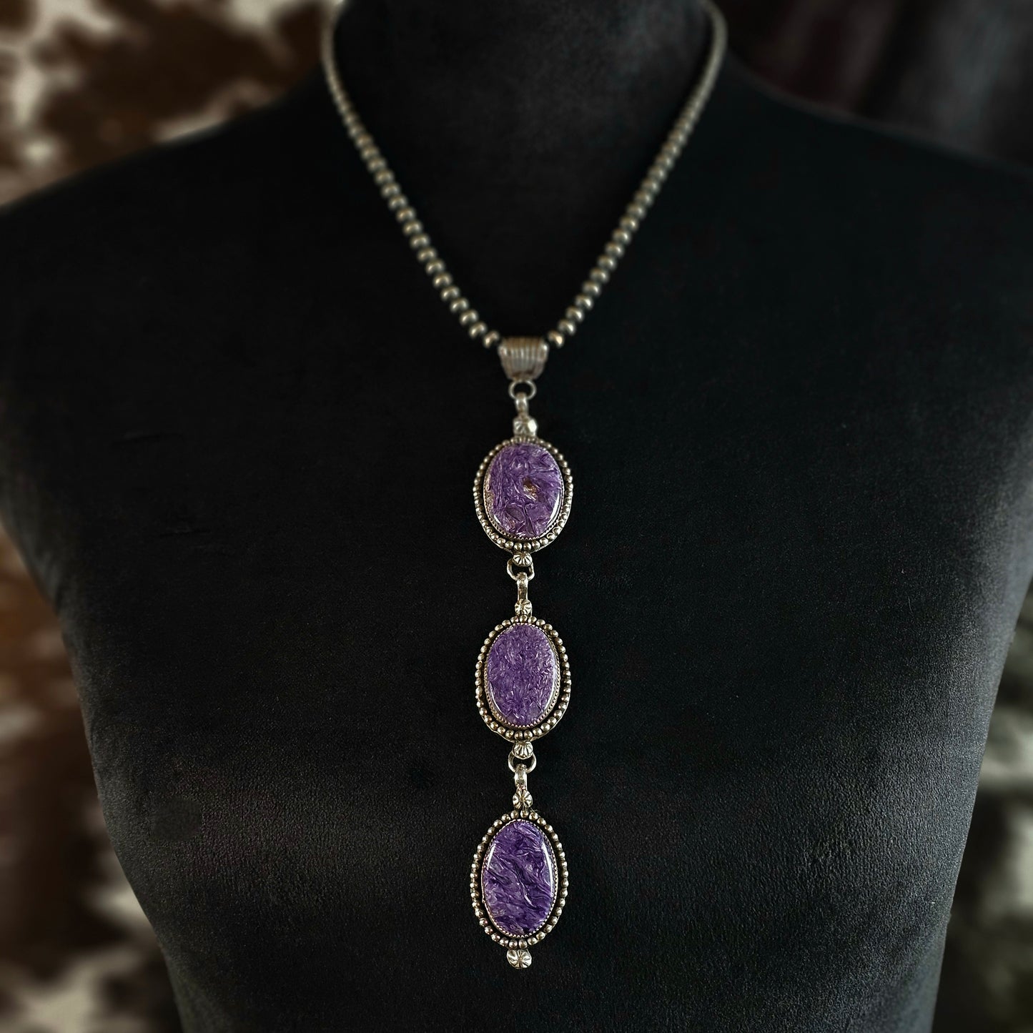 Dakota Sky Stone Exclusive Necklace w/ Charoite