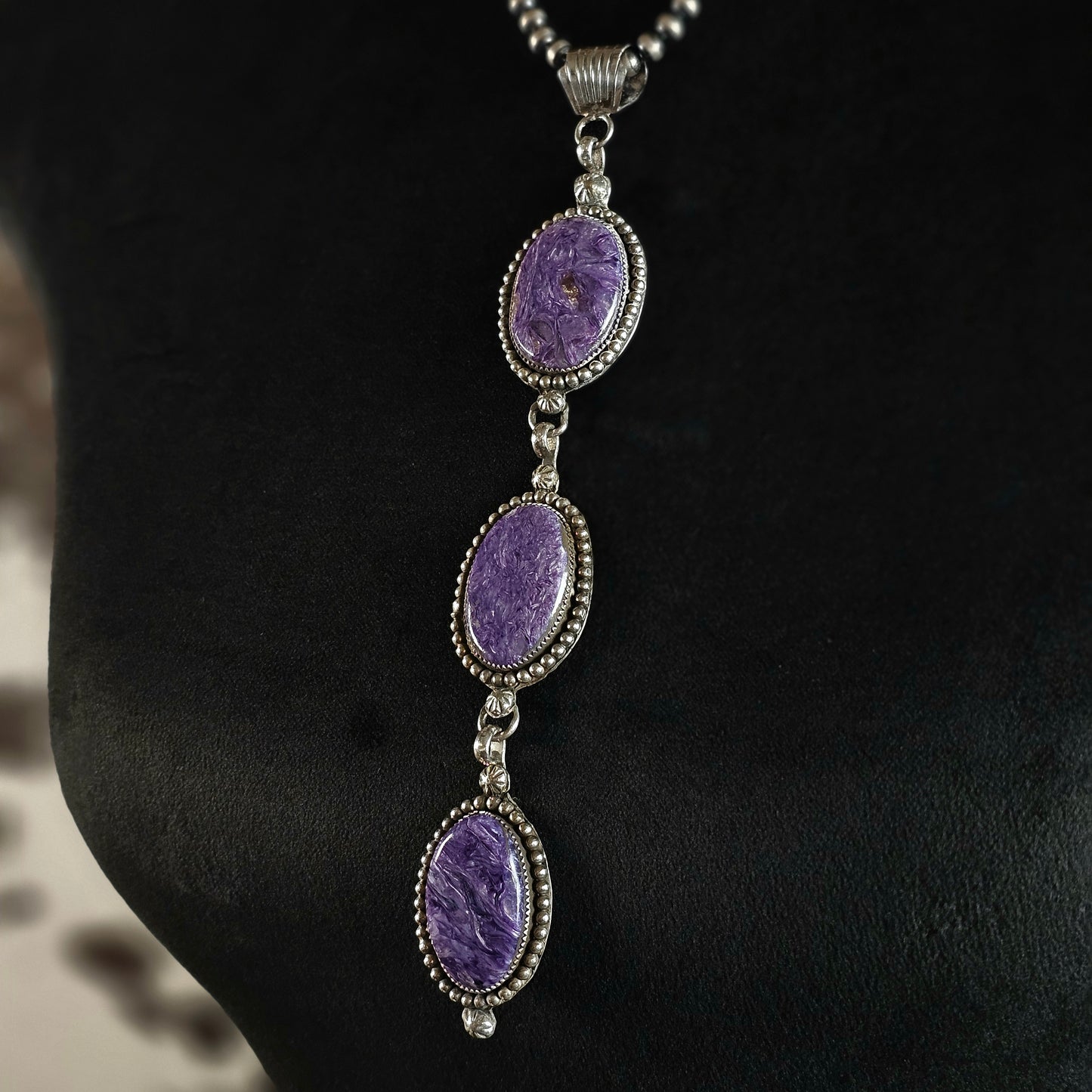 Dakota Sky Stone Exclusive Necklace w/ Charoite