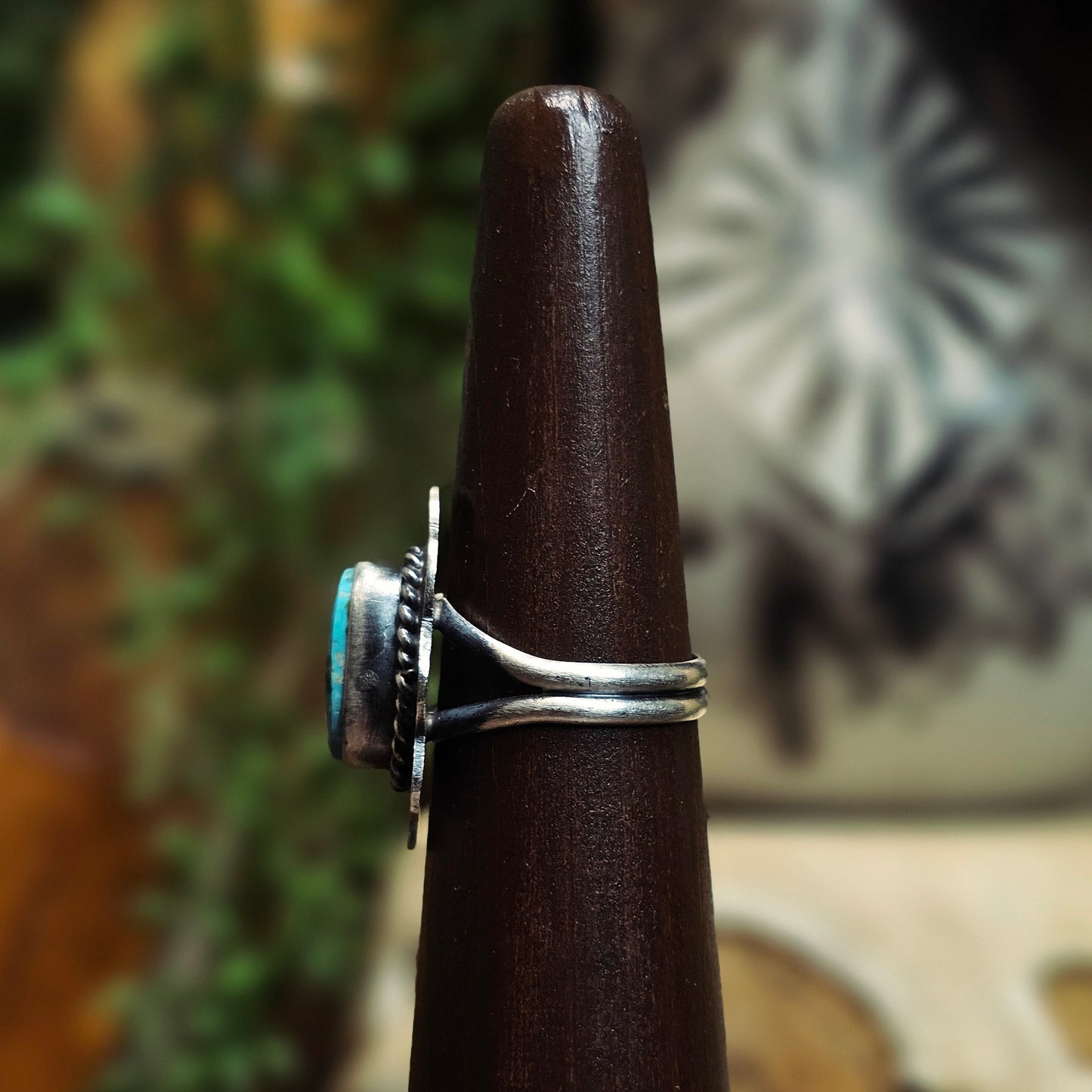 Sierra Nevada Turquoise Ring - Size 7.5