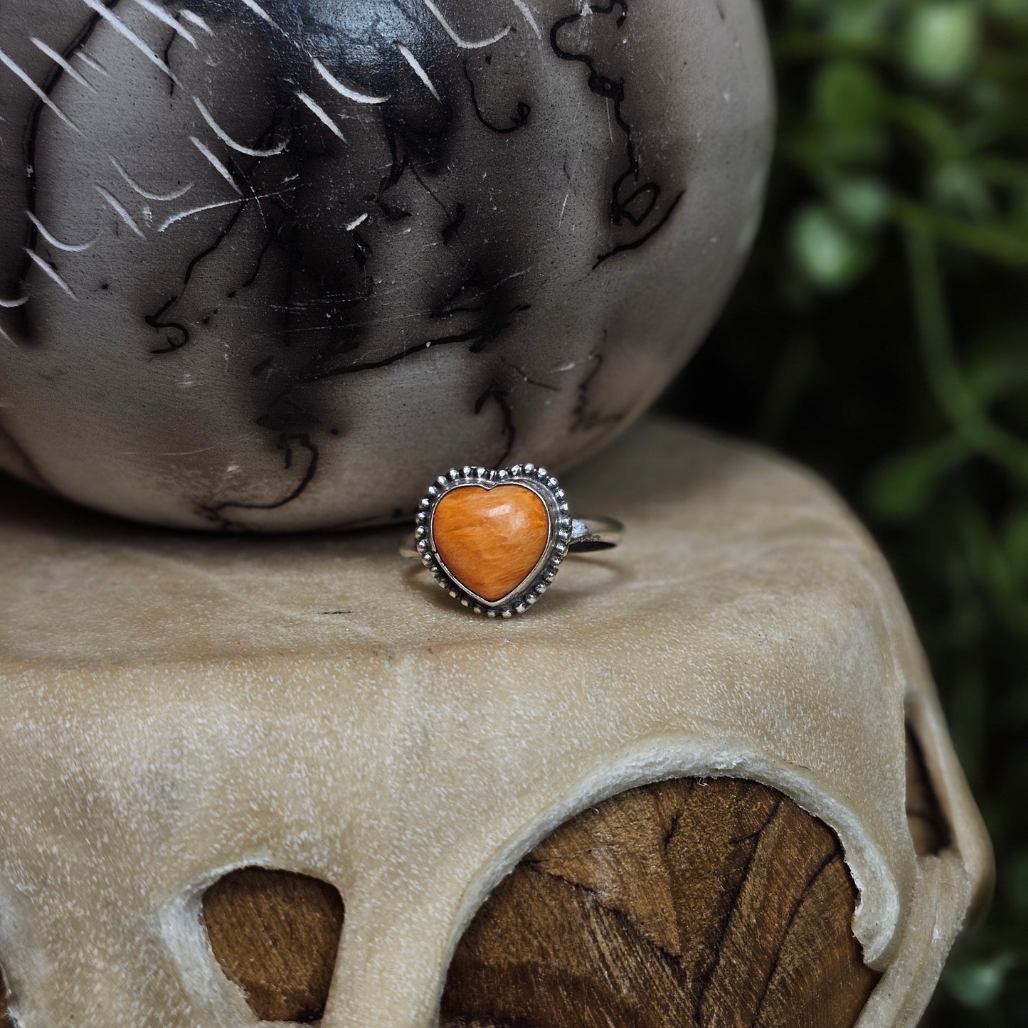 Spiny Oyster Ring - Size 7.5