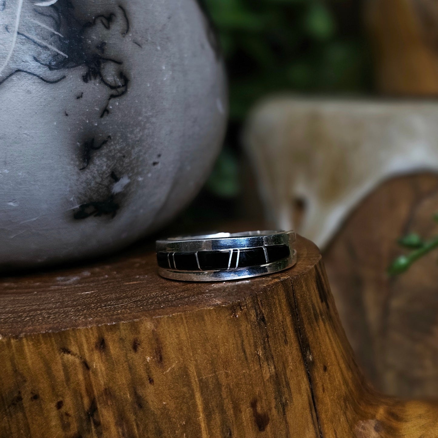 Black Onyx Ring - Size 10.5