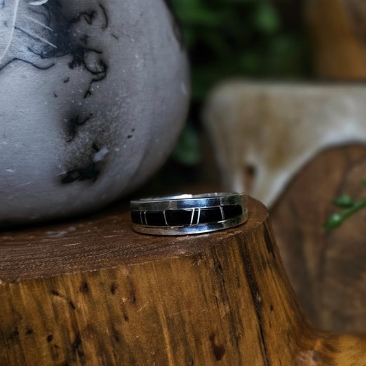 Black Onyx Ring - Size 10.5