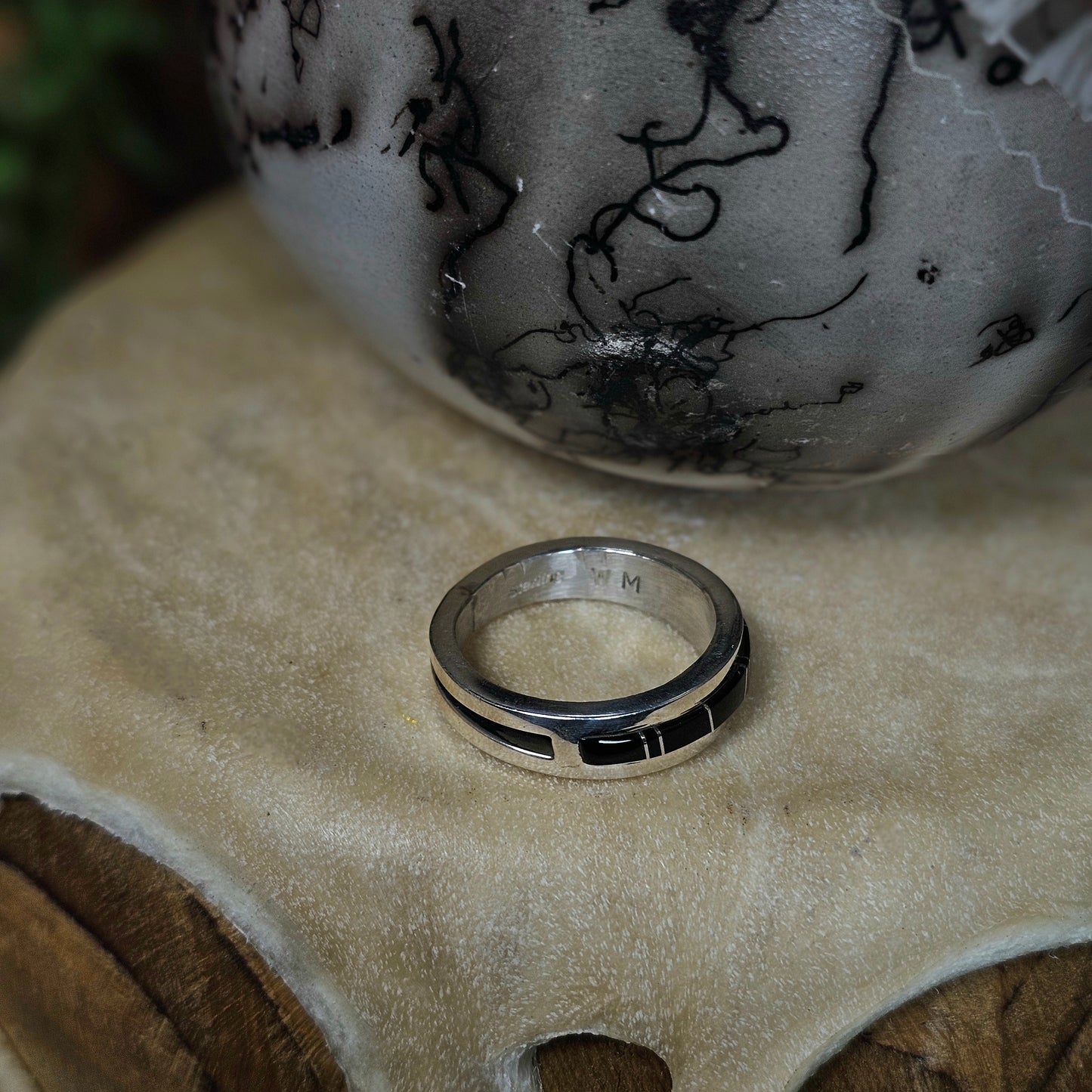 Black Onyx Ring - Size 10.5