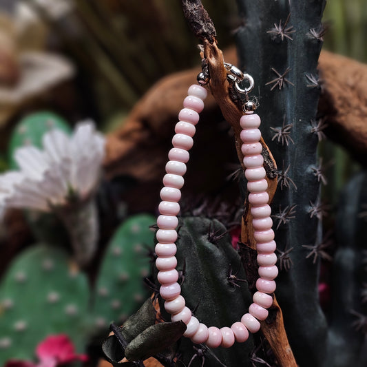 Pink Conch Heishi Bracelet