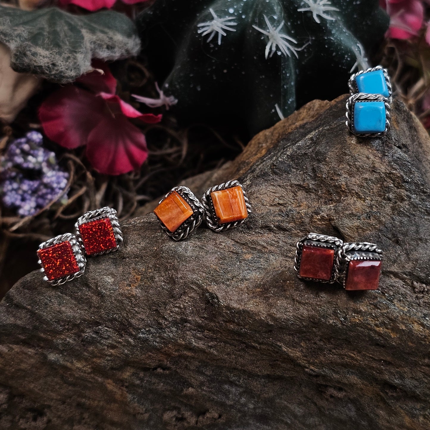 Assorted Stone Earrings - Various Styles