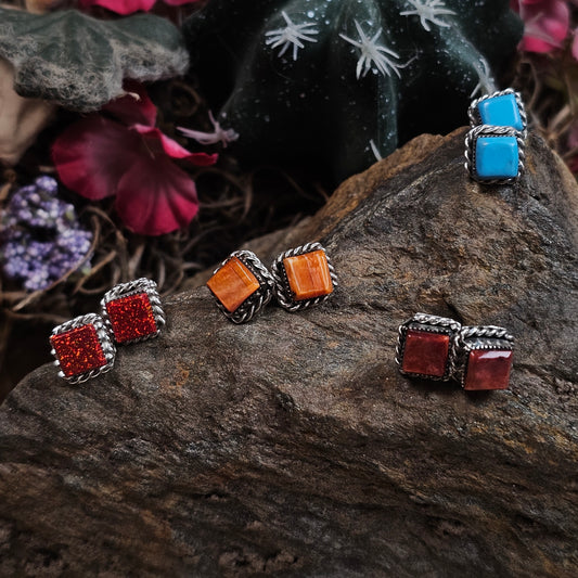 Assorted Stone Earrings - Various Styles