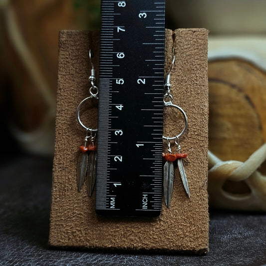 Coral Earrings