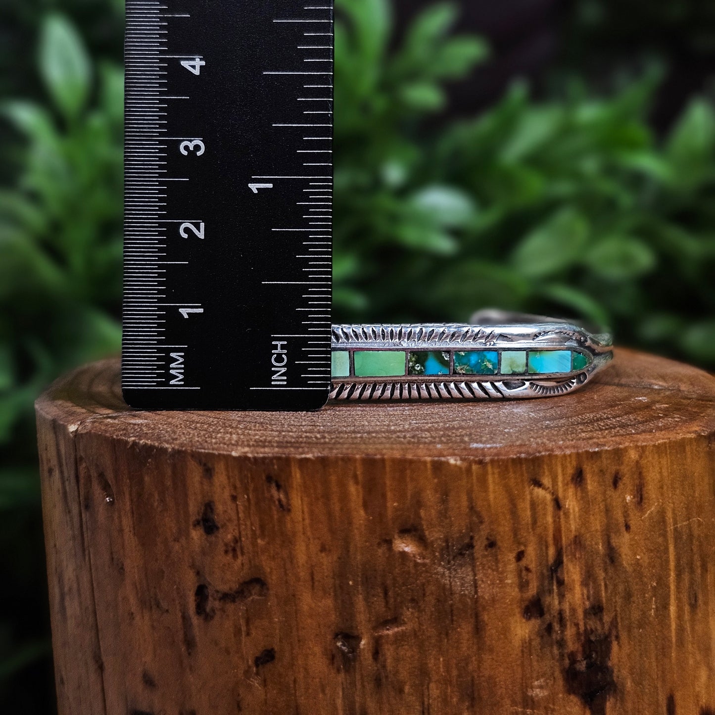 Zuni Bracelet w/ Sierra Nevada Turquoise and Sonoran Turquoise