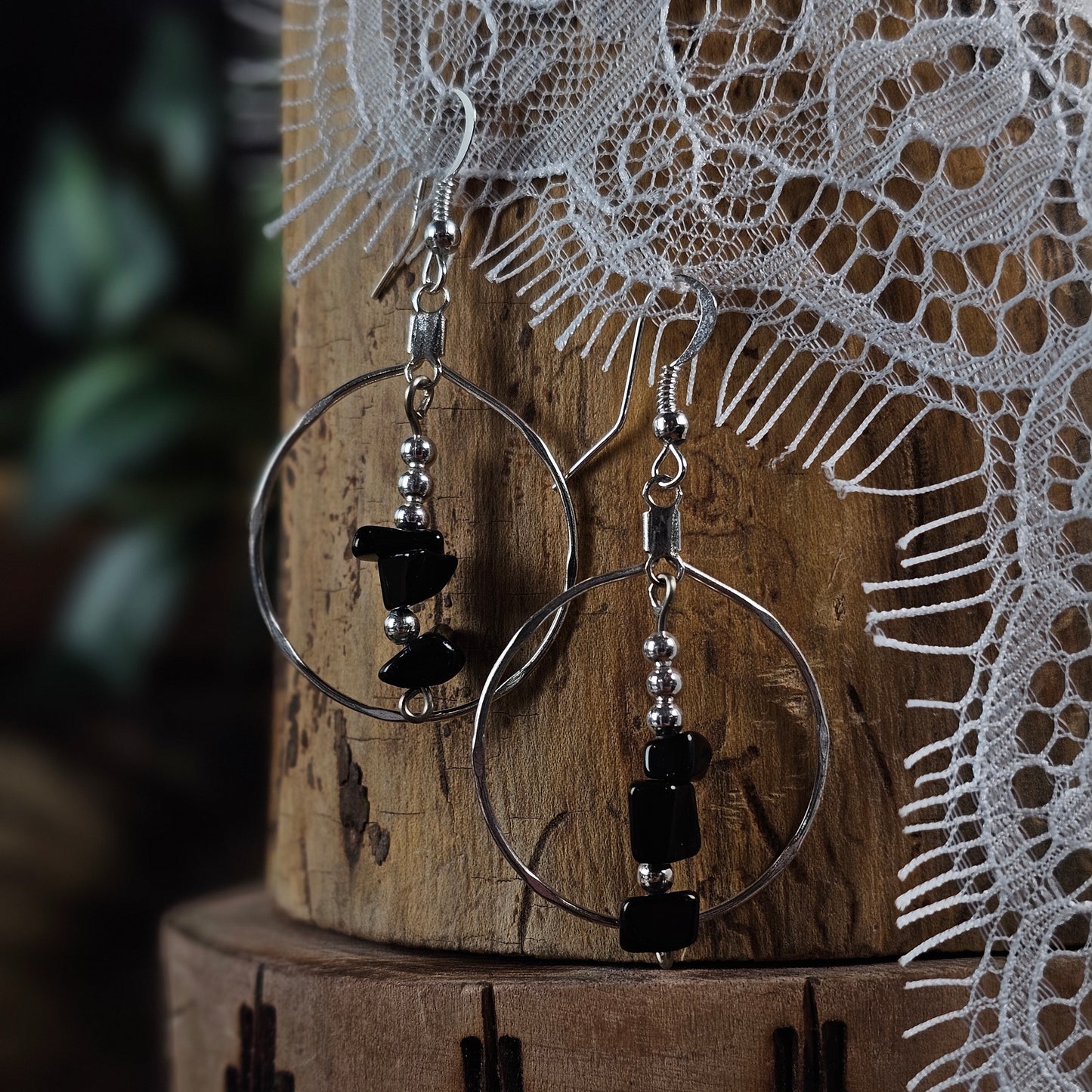 Black Onyx Earrings