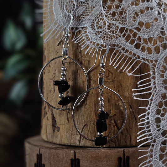 Black Onyx Earrings