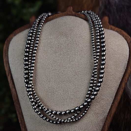 14in. Navajo Pearl 3-Strand Necklace