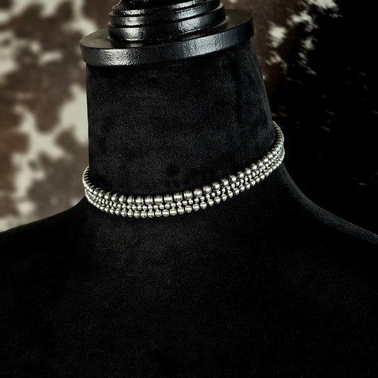 14in. Navajo Pearl 3-Strand Necklace