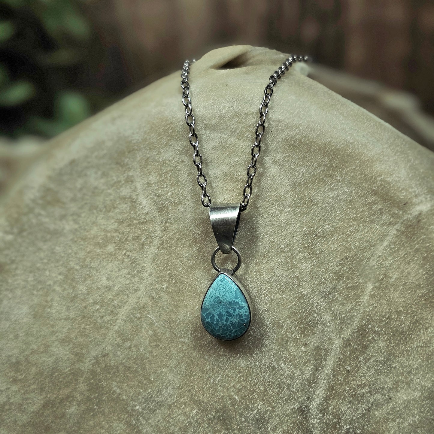 White Water Turquoise Necklace