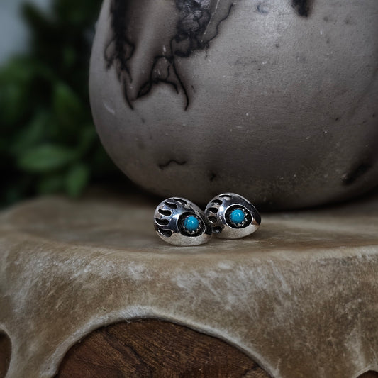 Sleeping Beauty Turquoise Earrings