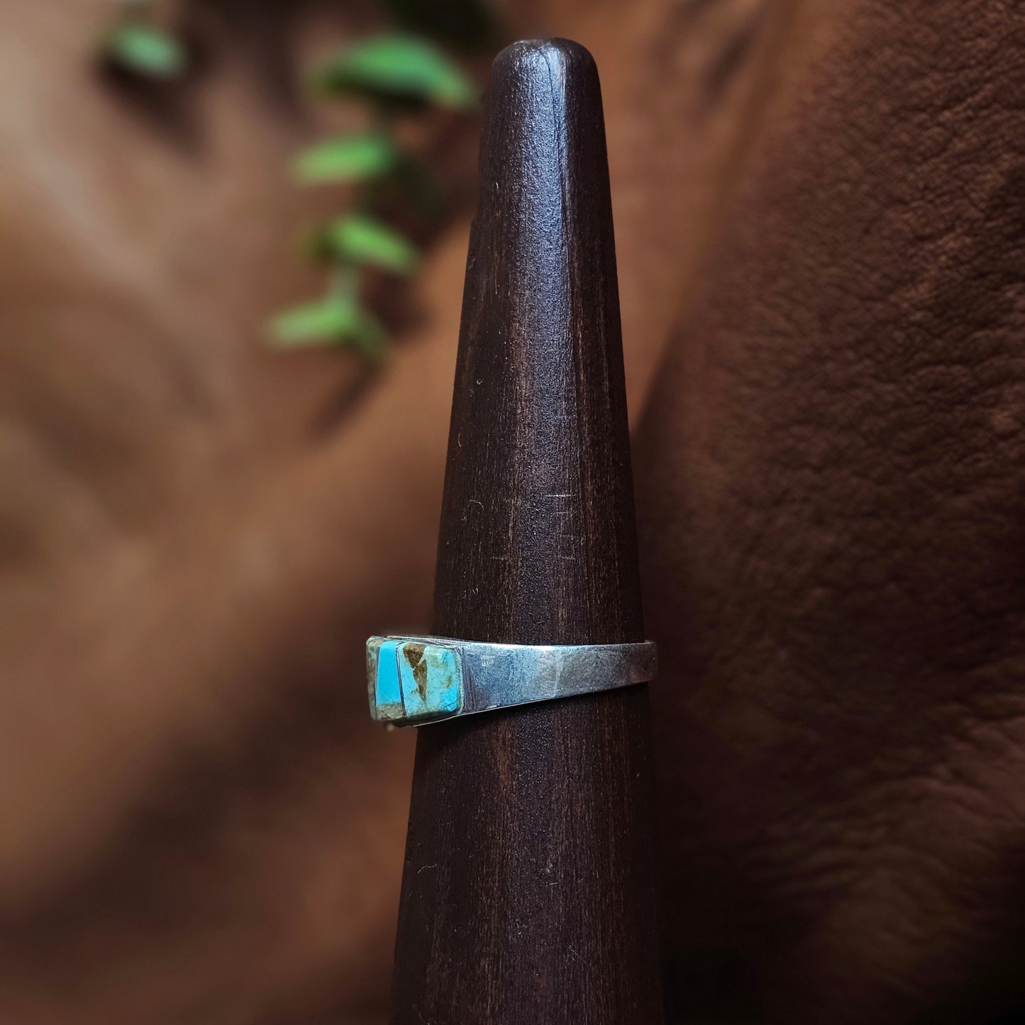 Number 8 Turquoise Ring - Size 12