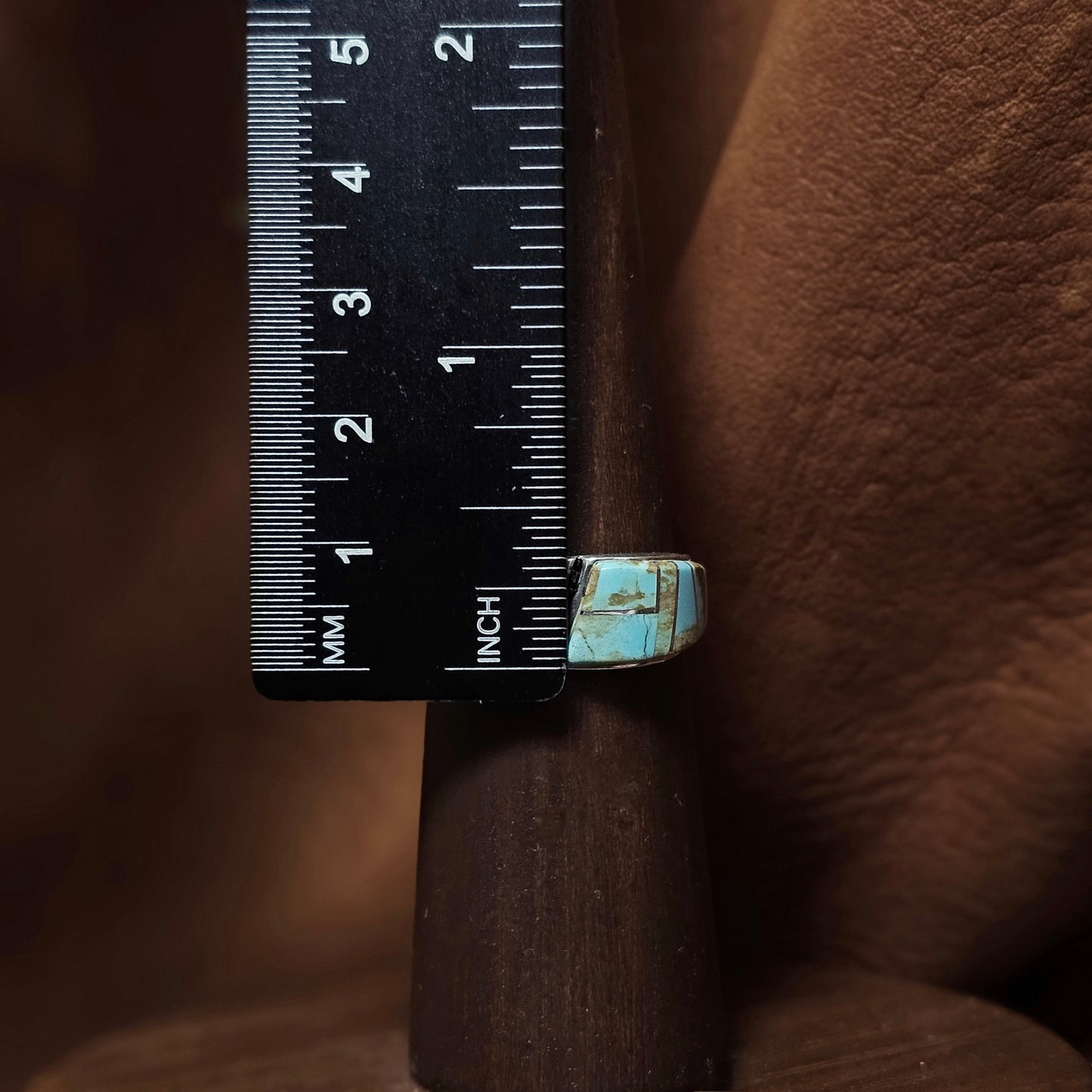 Number 8 Turquoise Ring - Size 12