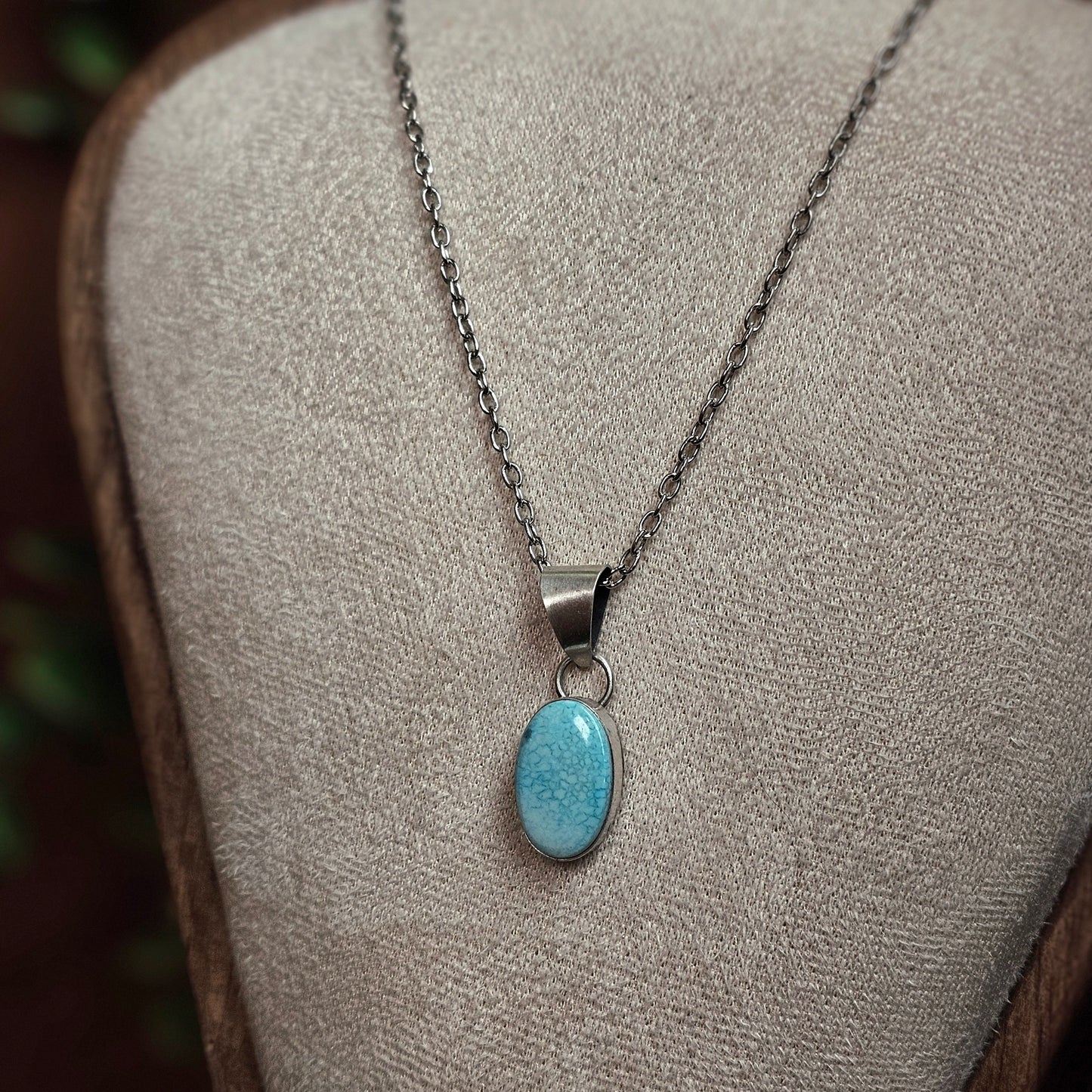 White Water Turquoise Necklace