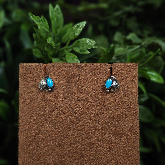 Sleeping Beauty Turquoise Earrings