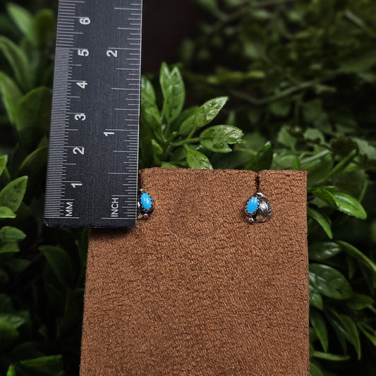 Sleeping Beauty Turquoise Earrings