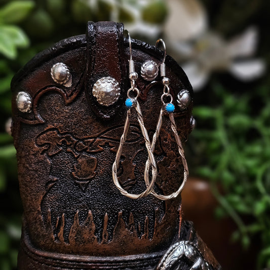 Sleeping Beauty Turquoise Earrings