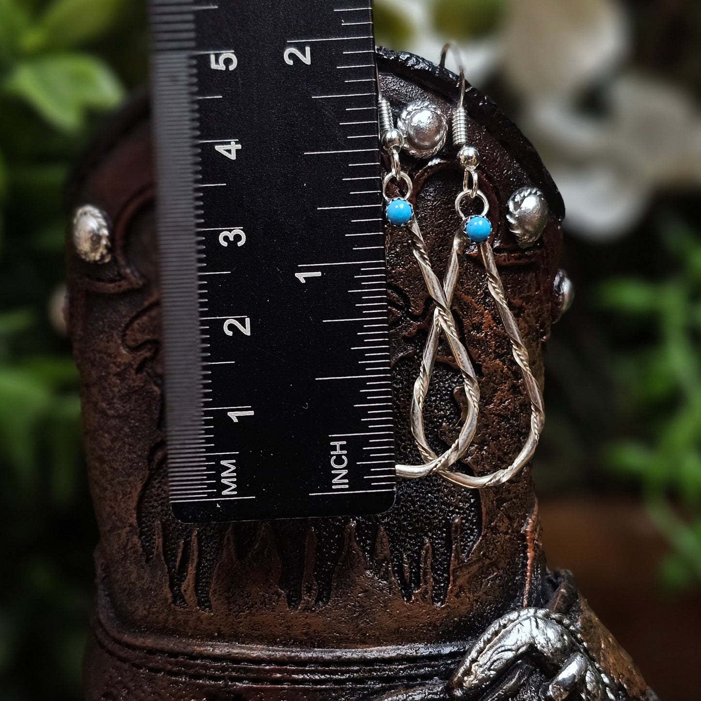 Sleeping Beauty Turquoise Earrings