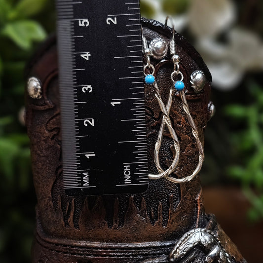 Sleeping Beauty Turquoise Earrings